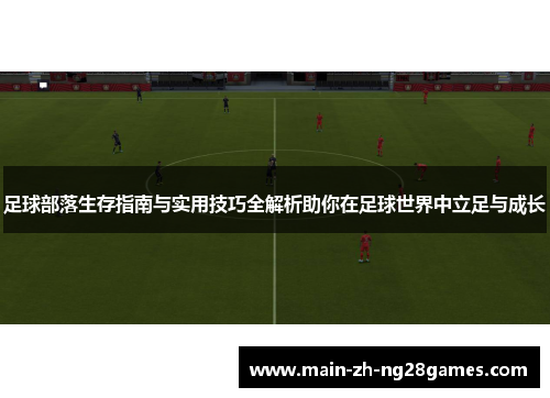 足球部落生存指南与实用技巧全解析助你在足球世界中立足与成长